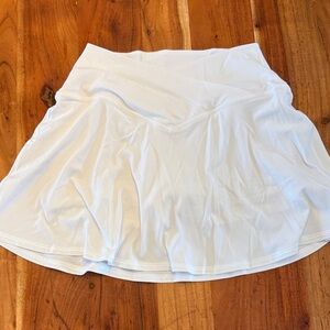 White Women's Athletic Skort - Classic Performance Style